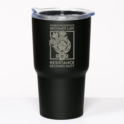 When Injustice Becomes Law Resistance Becomes Duty Tumbler
