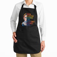 When Injustice Becomes Law Resistance Becomes Duty RBG Quote Apron