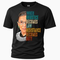 When Injustice Becomes Law Resistance Becomes Duty Cooling Performance Crew T-Shirt