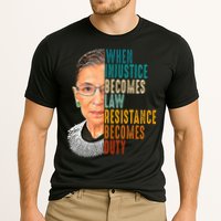 When Injustice Becomes Law Resistance Becomes Duty Cooling Performance Crew T-Shirt