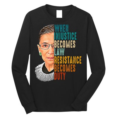 When Injustice Becomes Law Resistance Becomes Duty Long Sleeve Shirt