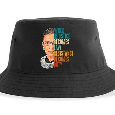 When Injustice Becomes Law Resistance Becomes Duty Sustainable Bucket Hat