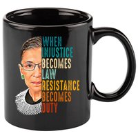 When Injustice Becomes Law Resistance Becomes Duty 11oz C Handle Ceramic Mug