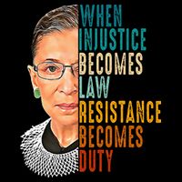 When Injustice Becomes Law Resistance Becomes Duty Drawstring Bag