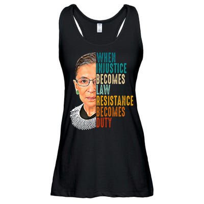 When Injustice Becomes Law Resistance Becomes Duty Ladies Essential Flowy Tank