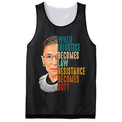 When Injustice Becomes Law Resistance Becomes Duty Mesh Reversible Basketball Jersey Tank