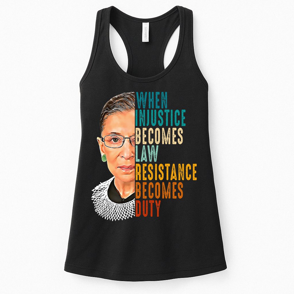 When Injustice Becomes Law Resistance Becomes Duty Womens Tank Top