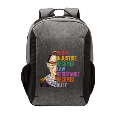 When Injustice Becomes Law Resistance Becomes Duty Vector Backpack
