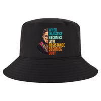 When Injustice Becomes Law Resistance Becomes Duty Rbg Quote Cool Comfort Performance Bucket Hat