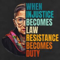 When Injustice Becomes Law Resistance Becomes Duty Rbg Quote Adult Drive Performance Visor