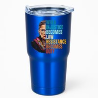 When Injustice Becomes Law Resistance Becomes Duty Rbg Quote Tumbler