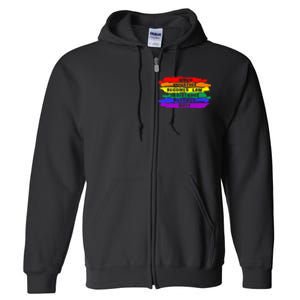 When Injustice Becomes Law Resistance Becomes Duty Lgbtq Gay Full Zip Hoodie