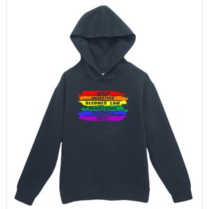 When Injustice Becomes Law Resistance Becomes Duty Lgbtq Gay Urban Pullover Hoodie