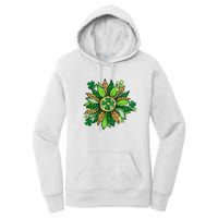 Women's Irish Blessing In Green Sunflower St. Patricks Day Women's Pullover Hoodie