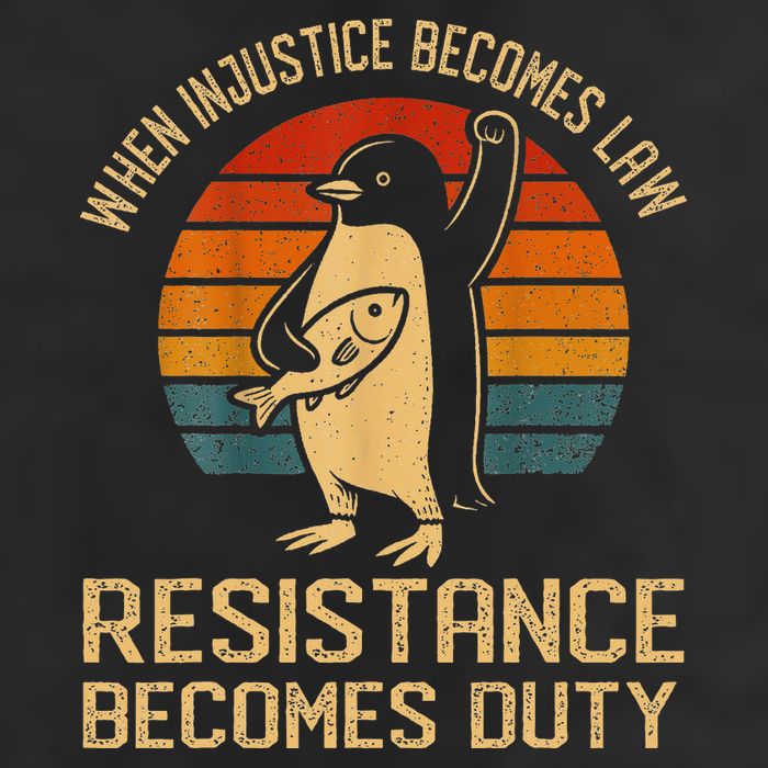 When Injustice Becomes Law Resistance Becomes Duty Penguin Golf Towel