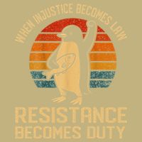 When Injustice Becomes Law Resistance Becomes Duty Penguin Cooling Performance Crew T-Shirt