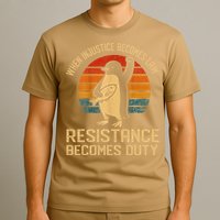 When Injustice Becomes Law Resistance Becomes Duty Penguin T-Shirt