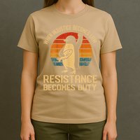 When Injustice Becomes Law Resistance Becomes Duty Penguin T-Shirt