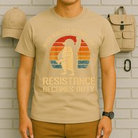 When Injustice Becomes Law Resistance Becomes Duty Penguin T-Shirt
