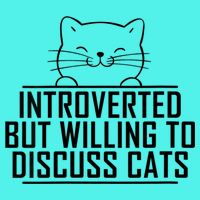 Womens Introverted But Willing To Discuss Cats Vintage Introvert Mousepad