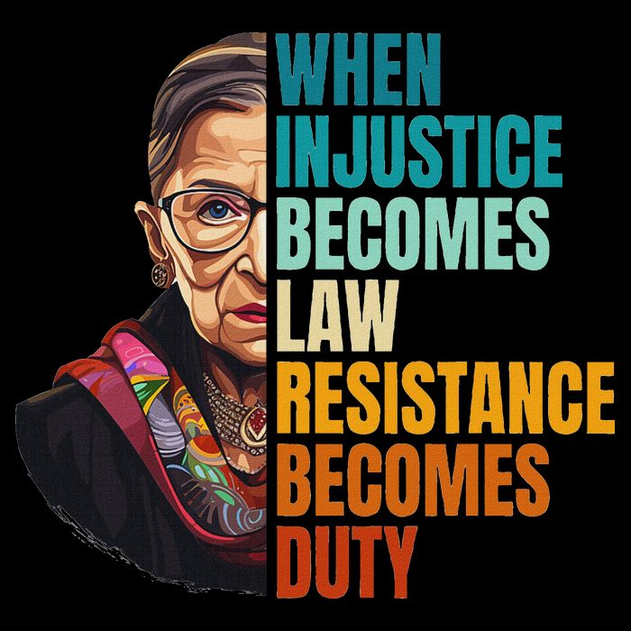 When Injustice Becomes Law Resistance Becomes Duty Rbg Quote Impact Tech Backpack