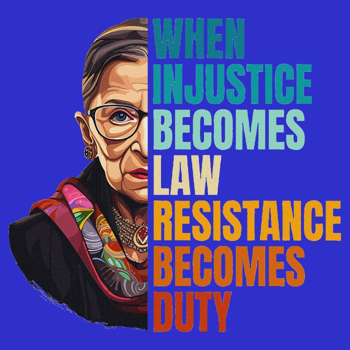When Injustice Becomes Law Resistance Becomes Duty Rbg Quote Button