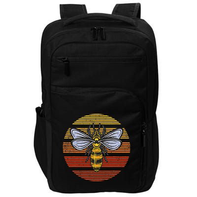 Wasp Insect Bird Lover Gift Vintage Retro Wasp Impact Tech Backpack
