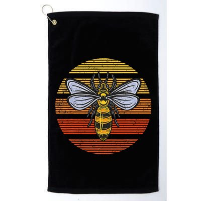Wasp Insect Bird Lover Gift Vintage Retro Wasp Golf Towel