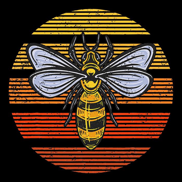 Wasp Insect Bird Lover Gift Vintage Retro Wasp Toddler T-Shirt
