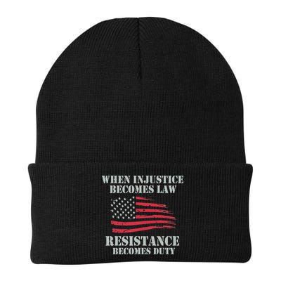 When Injustice Becomes Law Resistance Becomes Duty Beanie