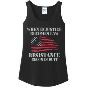 When Injustice Becomes Law Resistance Becomes Duty Ladies Essential Tank