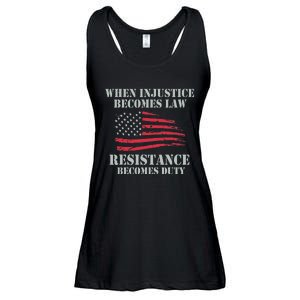 When Injustice Becomes Law Resistance Becomes Duty Ladies Essential Flowy Tank