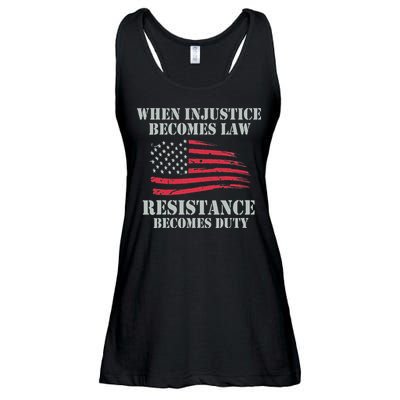 When Injustice Becomes Law Resistance Becomes Duty Ladies Essential Flowy Tank