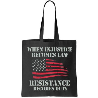When Injustice Becomes Law Resistance Becomes Duty Bag