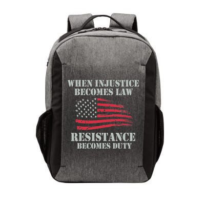 When Injustice Becomes Law Resistance Becomes Duty Vector Backpack
