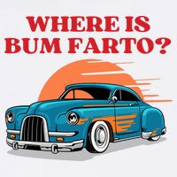 Where Is Bum Farto Funny Garment-Dyed Sweatshirt