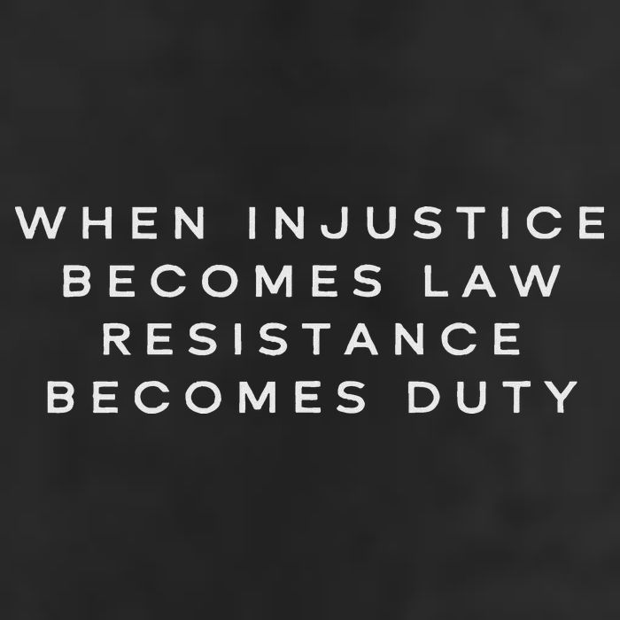 When Injustice Becomes Law Resistance Becomes Duty Adult Drive Performance Visor