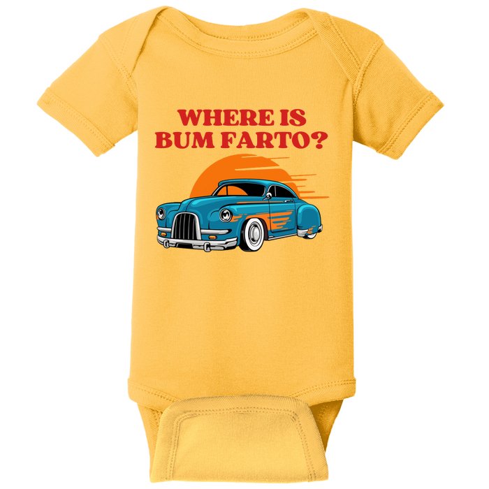 Where Is Bum Farto Baby Bodysuit