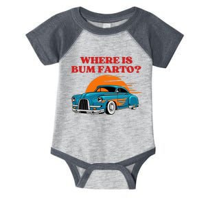 Where Is Bum Farto Infant Baby Jersey Bodysuit