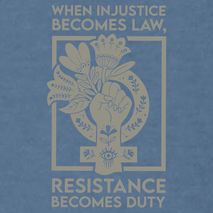 When Injustice Becomes Law Resistance Becomes Duty Garment-Dyed Sweatshirt