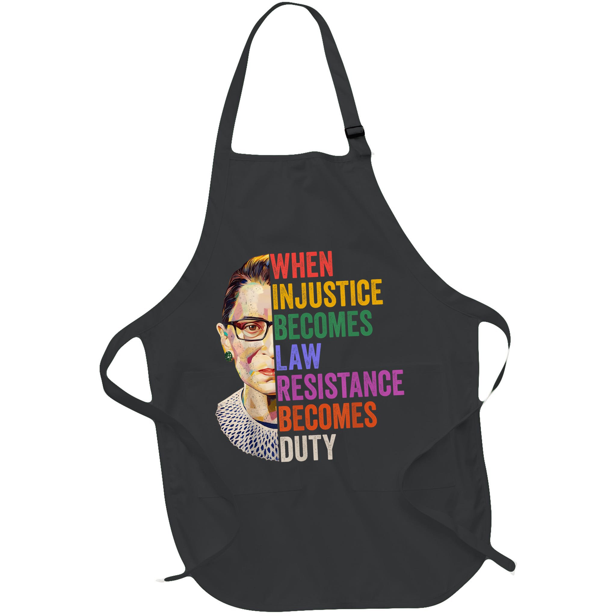 When Injustice Becomes Law Resistance Becomes Duty Rbg Women Apron
