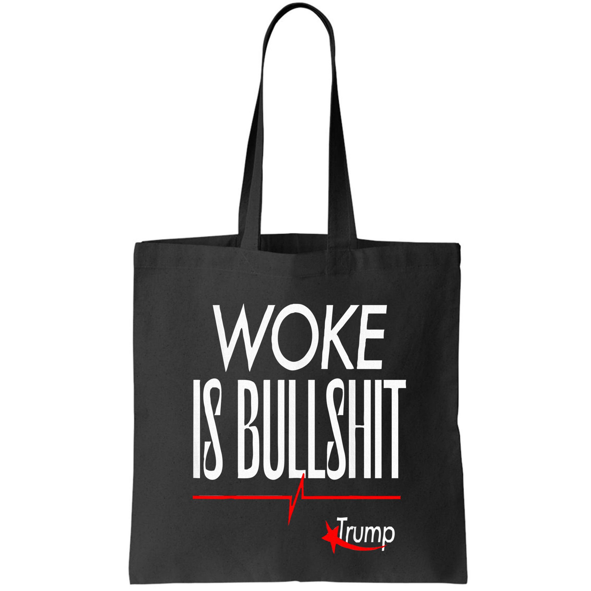 Woke Is Bullshit Trump Trendy Saying Bag