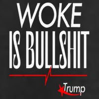 Woke Is Bullshit Trump Trendy Saying Golf Towel