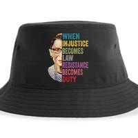 When Injustice Becomes Law Resistance Becomes Duty Feminist Sustainable Bucket Hat