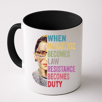 When Injustice Becomes Law Resistance Becomes Duty Feminist Mug