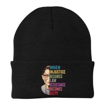 When Injustice Becomes Law Resistance Becomes Duty Feminist Beanie