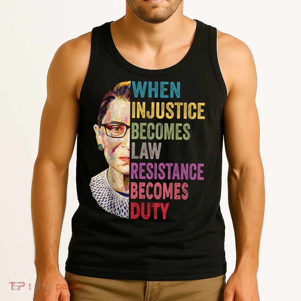 When Injustice Becomes Law Resistance Becomes Duty Feminist Tank Top