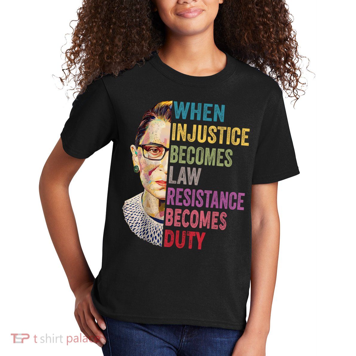 When Injustice Becomes Law Resistance Becomes Duty Feminist Kids T-Shirt