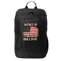 Woke Is Bullshit City Backpack