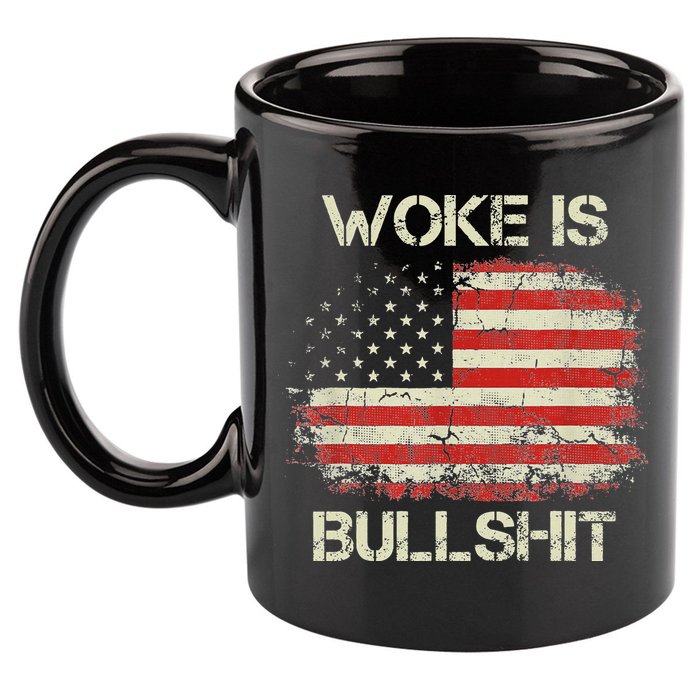Woke Is Bullshit 11oz C Handle Ceramic Mug